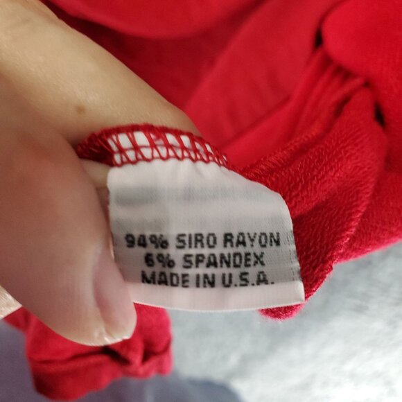 Bryn Walker Sweater Women’s Size Large Red Oversized Loose Fit 3/4 Sleeve Pullov - Picture 5 of 10